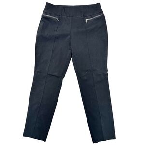 CALVIN KLEIN Black Stretch Ankle Pants 14